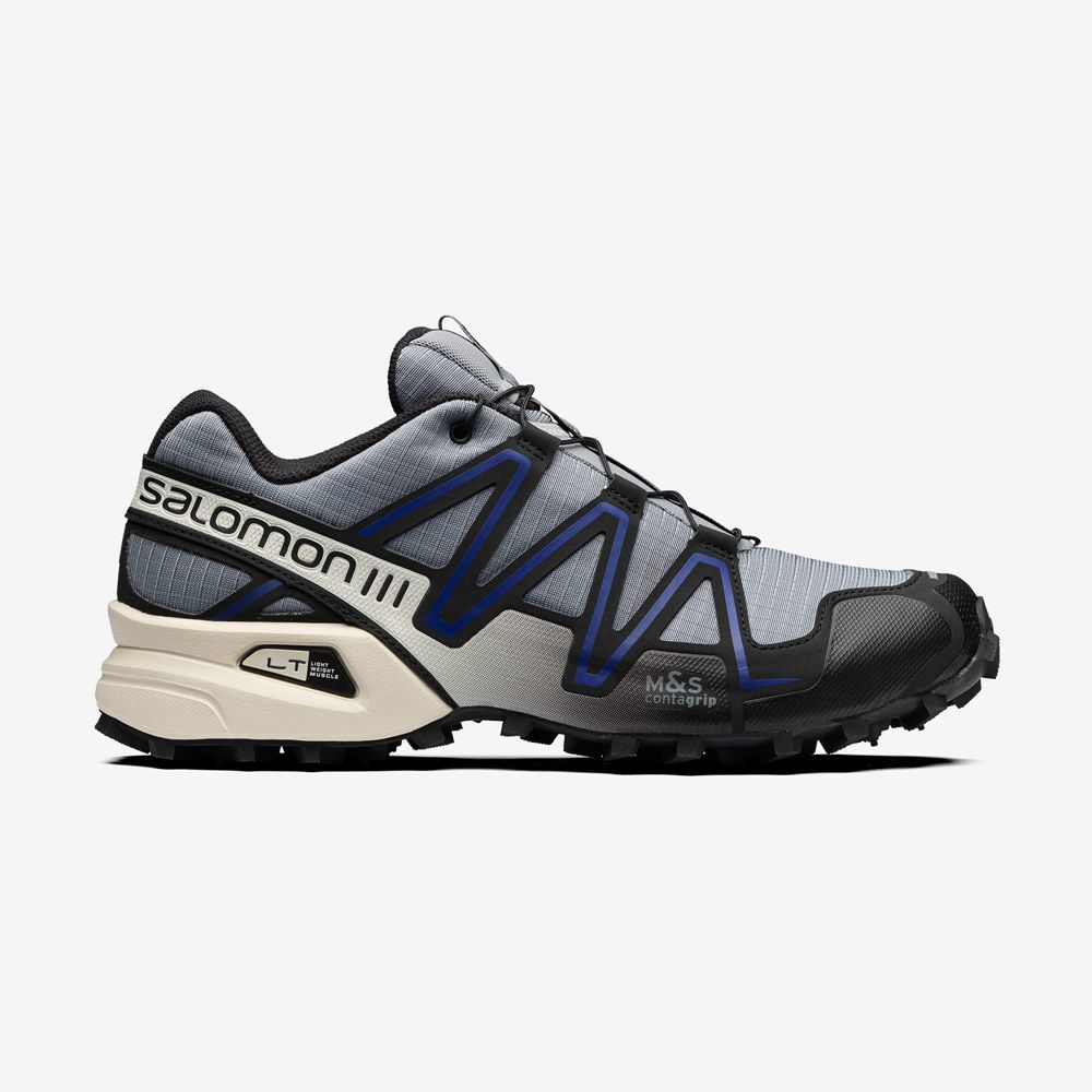 Baskets Salomon Homme Noir / Bleu - Salomon SPEEDCROSS 3 - France (3264-DYCFN)